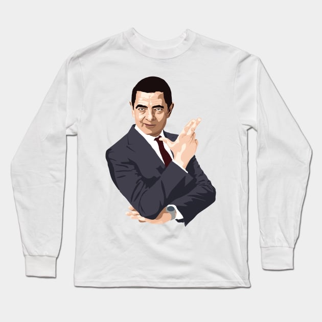 Johnny English Long Sleeve T-Shirt by FutureSpaceDesigns